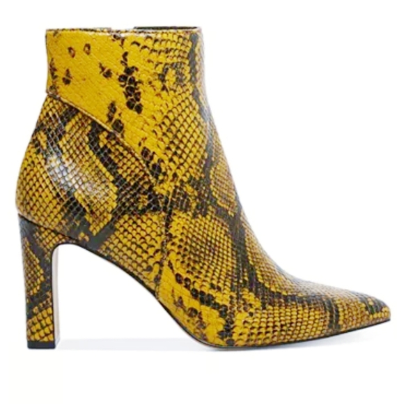 Sexy Bold Steven by Steve Madden Embossed Booties - Picture 3 of 6